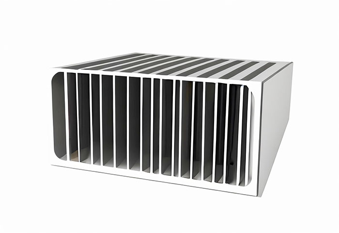 鋁型材定制開(kāi)模大功率散熱器鋁型材擠壓廠家 -2